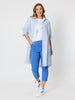 Coast Stripe Shirtdress - Blue/White