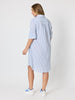 Coast Stripe Shirtdress - Blue/White