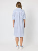 Coast Stripe Shirtdress - Blue/White
