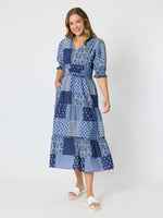 Costa Mesa Print Dress - Navy Multi