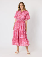 Laguna Beach Print Dress - Rose Multi
