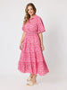 Laguna Beach Print Dress - Rose Multi