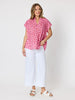 Laguna Beach Print Top - Rose Multi