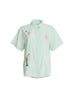 Beachcomber Embroidered Shirt - Olive White