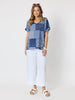 Costa Mesa Print Top - Navy Multi