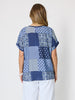 Costa Mesa Print Top - Navy Multi