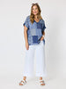 Costa Mesa Print Top - Navy Multi