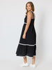 Casablanca Ric Rac Sundress - Black