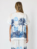 Escape Print Top - Azure Multi