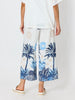Escape Print Wide Leg Pant - Azure Multi