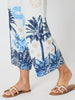 Escape Print Wide Leg Pant - Azure Multi