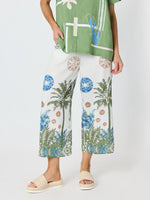 Escape Print Wide Leg Pant - Fern Multi