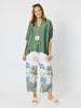 Escape Print Wide Leg Pant - Fern Multi