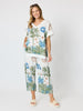 Escape Print Wide Leg Pant - Fern Multi