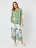 Escape Print Wide Leg Pant - Fern Multi