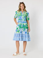 Limoncello Floral Print Dress - Apple Multi