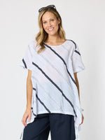 Bellevue Longline Top - White