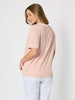 Charmed Stripe Print Tee - Ginger