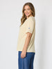 Charmed Stripe Print Tee - Lemon