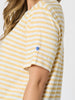 Charmed Stripe Print Tee - Lemon