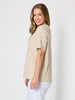 Charmed Stripe Print Tee - Natural