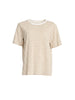 Charmed Stripe Print Tee - Natural