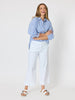 Dune Carpenter Wide Leg Cropped Pant - White