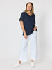 Dune Carpenter Wide Leg Cropped Pant - White