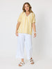 Dune Carpenter Wide Leg Cropped Pant - White