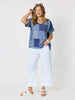 Dune Carpenter Wide Leg Cropped Pant - White