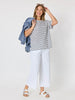 Dune Carpenter Wide Leg Cropped Pant - White