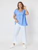 Dune Carpenter Wide Leg Cropped Pant - White