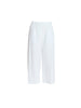 Toledo Parachute Crop Pant - White