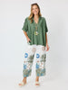 Del Mar Pleat Detail Top - Fern