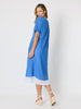 Capri Coast Dress - Azure White