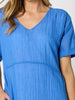 Capri Coast Dress - Azure White