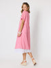 Capri Coast Dress - Raspberry