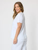 Limoncello Print Cotton Tee  - White