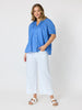 Acacia Cotton Shirt - Azure