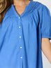 Acacia Cotton Shirt - Azure
