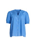 Acacia Cotton Shirt - Azure