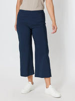 Zara Wide Leg Pant - Navy