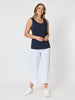 Zara Wide Leg Pant - White