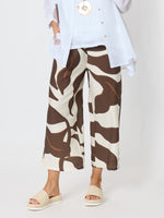 Bay Leaf Wide Leg Pant  - Mocha Multi
