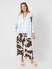 Bay Leaf Wide Leg Pant  - Mocha Multi