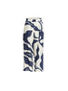 Bay Leaf Wide Leg Pant  - Navy Multi