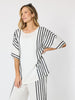 Sevilla Stripe Top - White/Black