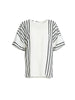 Sevilla Stripe Top - White/Black