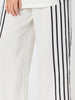 Sevilla Stripe Print Pant - White Black