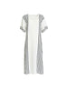 Sevilla Stripe Print Dress - White Black